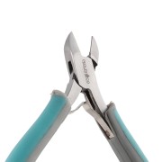 Spring cutter 12 cm ergonomic handle by Perles&Co - Blue - Grey x1