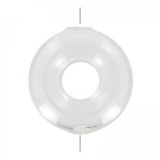 Glass donuts 2 holes to fill 40 mm x1|raw }}
