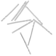 Soldering pins for earstuds 11x0.8 mm - 925 Sterling Silver x10