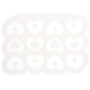 Géa Creations silicone mould for heart pendants 15x20.5 mm x1|raw }}