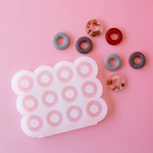 Géa Creations silicone mould for donut pendants 20 mm x1