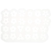 Géa Creations silicone mold for 2 x1 flower mix pendants