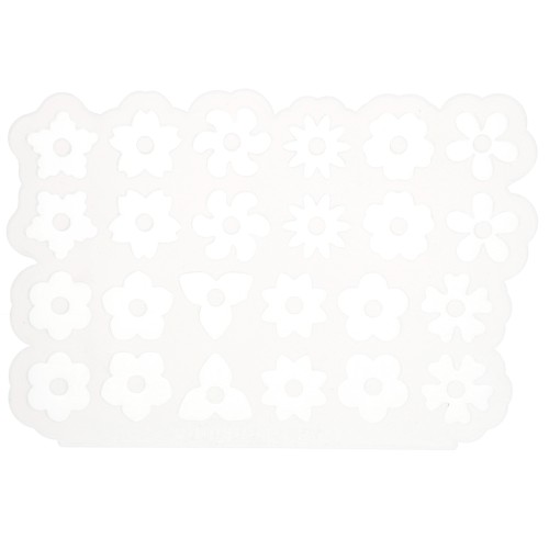 Géa Creations silicone mold for 2 x1 flower mix pendants