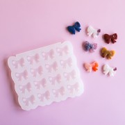 Géa Creations silicone mould for making bow charms 14x17 mm x1