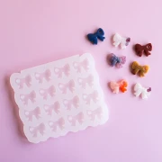 Géa Creations silicone mould for making bow charms 14x17 mm x1