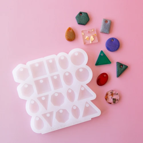 Gea Creations silicone mold for geometric pendants x1