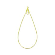 Drop earring holders one hoop 60x29 mm gold x2