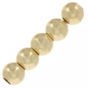 6mm Round beads - Gold Tone x20
