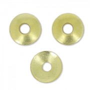bead cap smooth 4mm fine gold plated x20|raw }}