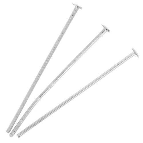 Flat head nails 25x0.7 mm Silver x25