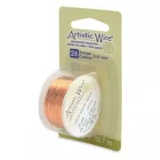 Artistic Wire Copper Wire 0.41 mm - Natural, Tarnish-Resistant x13.7 m