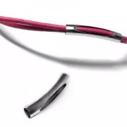 Openwork tube 28x5 mm gold tone x1