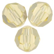 Round bead PureCrystal 5000 8 mm - Jonquil x1
