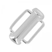 Sliding clasp for beadweaving 15 mm 925 Sterling Silver x1