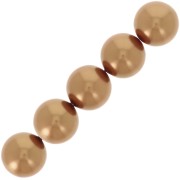Pearl beads PureCrystal 5810 12 mm - Crystal Copper x4|raw }}