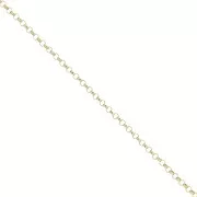 Round links chain 1.3mm Gold filled x 50cm