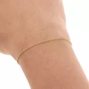 Rombo links chain 1.5mm Gold filled x 50cm