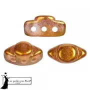 4x8mm Volos® Glass beads by Puca® - Candy Caramel x10g