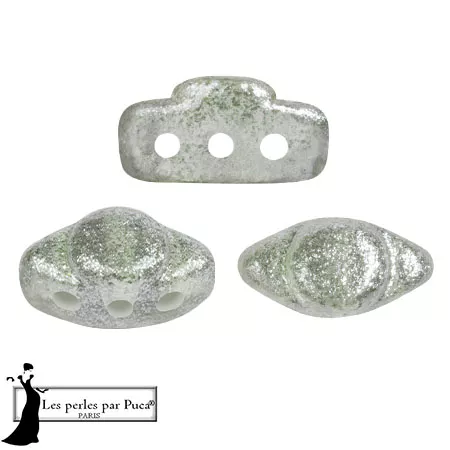 4x8mm Volos® Glass beads by Puca® - Candy Light Mint x10g