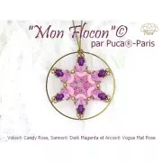 4x8mm Volos® Glass beads by Puca® - Candy Orange x10g