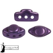 4x8mm Volos® Glass beads by Puca® - Ultra Violet Metallic Mat x10g