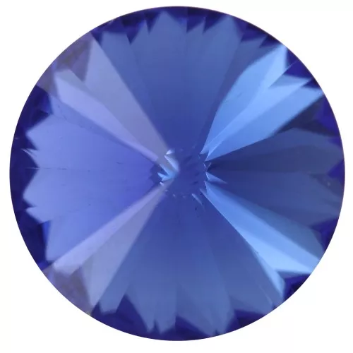 12mm Aurora A1122 Rivoli Cabochon - Sapphire x1
