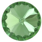 12mm Aurora A1122 Rivoli Cabochon - Peridot x1