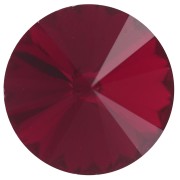 12mm Aurora A1122 Rivoli Cabochon - Ruby x1