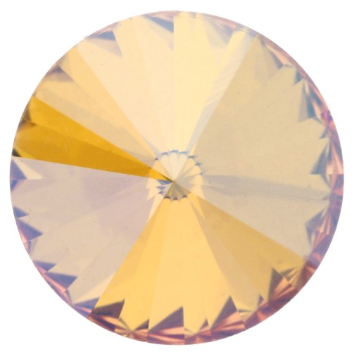 Aurora A1122 Rivoli Cabochon, 12 mm - Crystal Sun x1