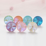 Aurora A1122 Rivoli Cabochon, 12 mm - Crystal Sun x1