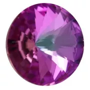 12mm Aurora A1122 Rivoli Cabochon - Crystal Heliotrope x1