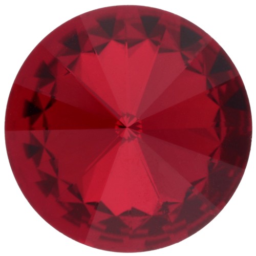Aurora A1122 Rivoli Cabochon, 14 mm - Ruby x1