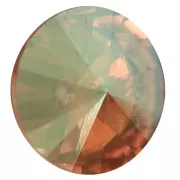 14mm Aurora A1122 Rivoli Cabochon - Crystal Sun x1