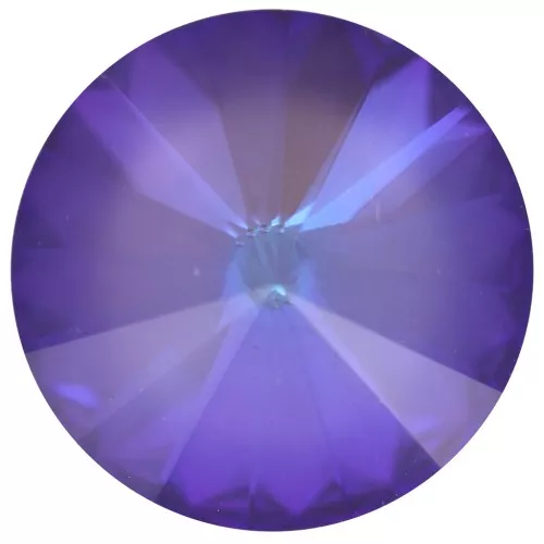 14mm Aurora A1122 Rivoli Cabochon - Crystal Violet Delite x1