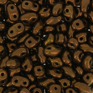 MiniDuo 2x4 mm Dark Bronze x10g