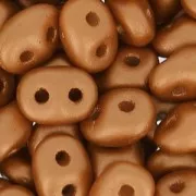 SuperDuo 2.5x5mm Satin Metallic Brick x10g