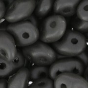 SuperDuo 2.5x5mm Jet Metallic Mat x10g|raw }}