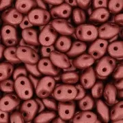 SuperDuo 2.5x5mm Satin Metallic Sangria x10g