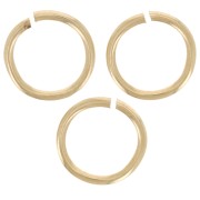 Open rings 6x0.7 mm - Gold-plated 3 microns x4|raw }}