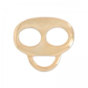 Bail back dangle charms for cord 4 mm rose golden tone x1|raw }}