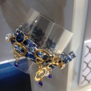 Slip Bead setting1122 for lace 5 mm rose golden tone x1