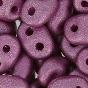 SuperDuo 2.5x5mm Amethyst Metallic Mat x10g|raw }}