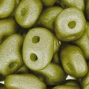 SuperDuo 2.5x5mm Satin Metallic Gold x10g