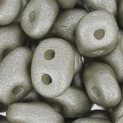 SuperDuo 2.5x5mm Grey Metallic Mat x10g|raw }}