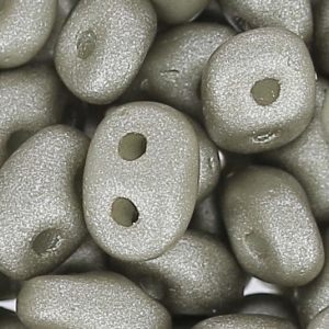 SuperDuo 2.5x5mm Grey Metallic Mat x10g