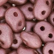 SuperDuo 2.5x5mm Old Pink Metallic Mat x10g