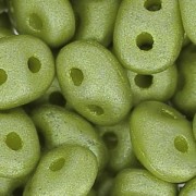 SuperDuo 2.5x5mm Olivine Metallic Mat x10g|raw }}