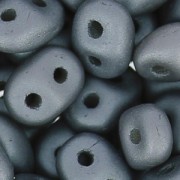 SuperDuo 2.5x5mm Steel Metallic Mat x10g