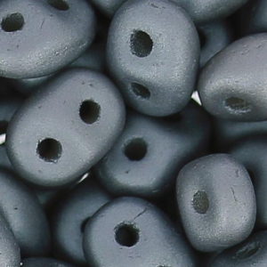 SuperDuo 2.5x5mm Steel Metallic Mat x10g