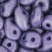 SuperDuo 2.5x5mm Tanzanite Metallic Mat x10g